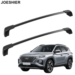 JOESHIER Barra Transversal de Techo para Auto Negra de Alta Calidad, Aleación de Aluminio, 100 kg+, Portaequipajes, Rieles para Carga, Fácil Instalación - Product Image 1