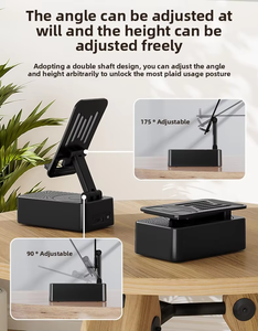 <span class=keywords><strong>3</strong></span>-in-1 mobiele telefoonhouder, BT-speaker, powerbank, draaibaar, opvouwbaar, bureauhouder, geschikt voor gebruik op bureau en bed - Product Image 5