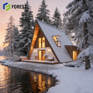 Kit de Villa de Acero Ligero de Ensamblaje Rápido, Casa Prefabricada Moderna con Baño y Cocina, Diseño Personalizado - Product Image 1