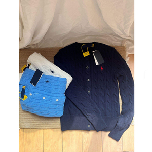 <span class=keywords><strong>Cardigan</strong></span> in Maglia <span class=keywords><strong>a</strong></span> Maniche Lunghe con Collo Ricamato Intrecciato, Etichetta in Rafia, Monopetto, in Cotone Coreano Sottile Scansionabile, Autunno Inverno - Product Image 2