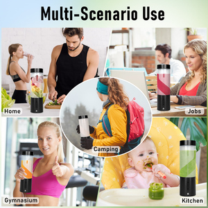 450ML Waterproof Magnetic Charging Electric Protein <strong>Shaker</strong> Bottle USB Power Portable Personal Blender 6 Blades Car RV Kitchen - Product Image 6