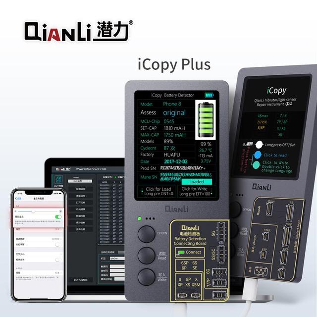 QianLi ICopy Plus for Iphone5/5S/6/6S/7/8/X/ XS Battery Examination True Tone Display
