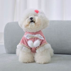 Camiseta de Invierno para Perro, Ropa Cálida para Mascotas, Personalizable OEM, Elástica, Transpirable, de Terciopelo, con Detalle de Pelo para Perros y Gatos - Product Image 3