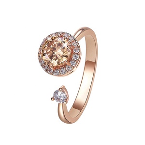 Anillo giratorio ajustable para mujer, sortija para la ansiedad para adolescentes, sortija antiestrés discreto para aliviar el dolor - Product Image 1