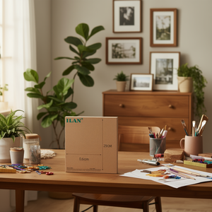 Pannello quadrato in sughero Ilan da 25 cm, circa 12 pezzi, per decorazioni domestiche e lavori artigianali - Product Image 2