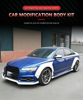 Nouveau kit carrosserie large de haute qualité pour modèles Audi A6/A6L/C7/S6 avec extension d'ailes - Livraison rapide, ajustement parfait à 100 %