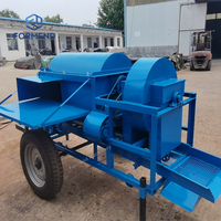 Décortiqueuse mobile à roues de haute qualité pour maïs, soja et tournesol – Égreneuse multifonctionnelle pour opérations agricoles sur le terrain