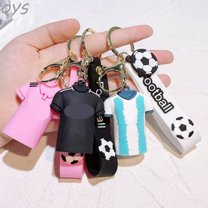 Llavero Personalizado QYS de PVC 3D con Diseño de Jugador de Fútbol, Anillo de Goma con Camiseta Deportiva de Dibujos Animados, Recuerdo, Regalo - Product Image 3