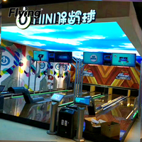 Набор для мини-боулинга Flying на 4 игрока с 2 синтетическими дорожками - Совершенно новый