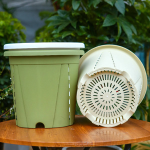 Pots de fleurs en plastique pour la culture de fleurs de jardinage en gros, épaissis, respirants, perméables à l'eau, pour boutures de roses et de clématites - Product Image 4