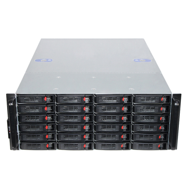4u 24bays Hot Swap HDD Server Chassis Support EATX ATX   Industrial Computer Enclosure with 7pcs Full Height Slots