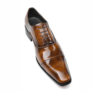 Nouvelles chaussures en cuir italiennes faites à la main, décontractées, formelles, avec lacets et semelles rigides, respirantes, antidérapantes, pour l'automne, pour hommes - Product Image 6