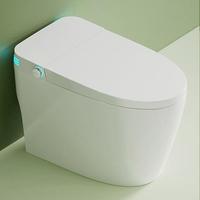 Toilettes intelligentes modernes sans réservoir avec affichage numérique LED pour projets de maisons d'hôtes de luxe
