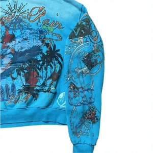 Sudadera con Capucha Azul para Hombre, Corte Regular, 100% Algodón, Diseño Casual de Invierno 2024 - Product Image 3