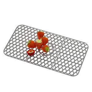 Rectangle Silicone Sink Mat Anti Slip Drainage Kitchen Protector Heat Insulation Mat - Product Image 1