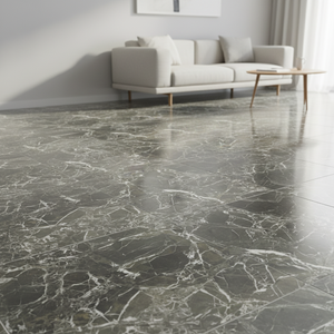 Dalle de marbre poli de luxe à veines complexes, finition haute brillance, carrelage en pierre naturelle moderne pour plateau de table à manger, mur intérieur/sol - Product Image 5