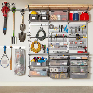 Estante de Almacenamiento Rectangular Unipower para Pared de Garaje, Tipo Montado en Pared para Herramientas y Artículos de Almacenamiento, Exhibición - Product Image 3