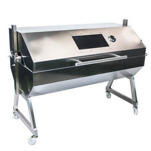 Rôtissoire Spartan à capot de 1500 mm avec fenêtre de visualisation, grils BBQ commerciaux en acier inoxydable - Product Image 6