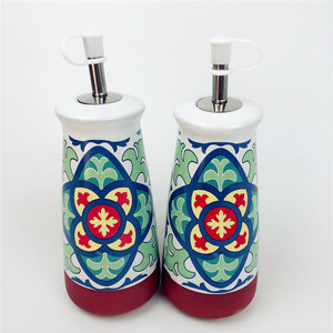 Tableware Set <strong>Ceramic</strong> Decal Olive <strong>Oil</strong> Vinegar <strong>Dispenser</strong> - Product Image 5