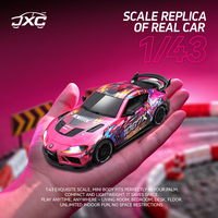 Coche de Derrape RC Supra 4WD a Escala 1/43 con Licencia Oficial, Control Remoto de Alta Velocidad 2.4G con Controlador Tipo Pistola, Kit RTR