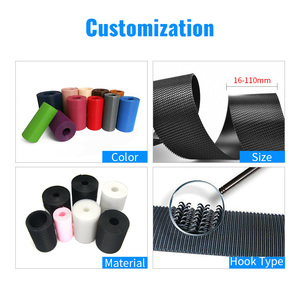 Bandes <span class=keywords><strong>Velcro</strong></span> à crochets d'éjection - Crochets d'éjection en nylon épais et haute résistance - Sangles adhésives durables pour vêtements et sacs - Product Image 5