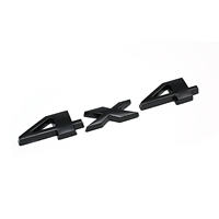 En gros Personnalisé ABS En Plastique Blanc Chrome 3d Lettres De Voiture Emblème Logo Autocollants Pour X5 V6 4x4 Lettres