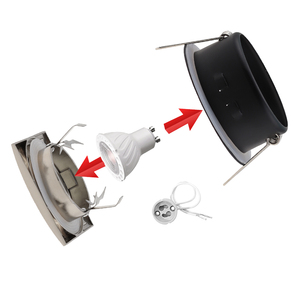 Hiện đại MR16 LED cố định Downlight GU10 Trần Spotlight Die-cast ánh sáng Nguồn <span class=keywords><strong>Bracket</strong></span> IP65 lõm Downlight khung cho trong nhà - Product Image 3