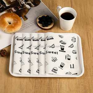 Custom Logo Printed Coated Virgin Eco-Friendly Food Grade Grease Proof Sandwich Burger <b>Wrapping</b> <b>Paper</b> - Product Image 4