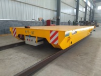 Chariot de transfert à rail courbé personnalisé, motorisé, électrique, télécommandé, robuste, capacité 40 tonnes, pour atelier multi-baies, transport de matériaux