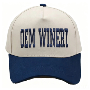 <span class=keywords><strong>Gorra</strong></span> de Béisbol de Algodón de 5 Paneles con Logotipo Bordado Personalizado, Diseño Popular Nuevo y en Oferta, Transpirable, Color <span class=keywords><strong>Beige</strong></span> y Verde, con Letras en Dos Tonos - Product Image 1