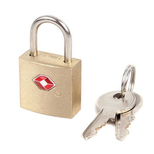 <span class=keywords><strong>Petit</strong></span> <span class=keywords><strong>cadenas</strong></span> TSA 385 Kamal en alliage de zinc, corps carré, double levier, <span class=keywords><strong>cadenas</strong></span> de sécurité avec clé maîtresse pour bagages de voyage - Product Image 3