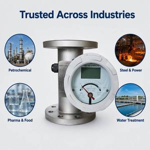 Medidor de Flujo Rotatorio de Tubo Metálico con Indicador Líquido Industrial de Alta Calidad - Product Image 1