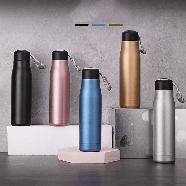 SD009 New Trending 2023 Electronic UV-C Water Purifier Self Cleaning Stainless Steel Insulated Water Bottle