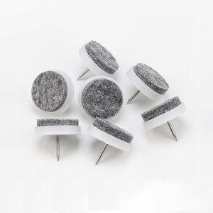 Patins de meubles à clouer Patins de petites chaises Glissières de meubles en plastique pour planchers de bois franc Embouts de pieds de meubles - Product Image 3