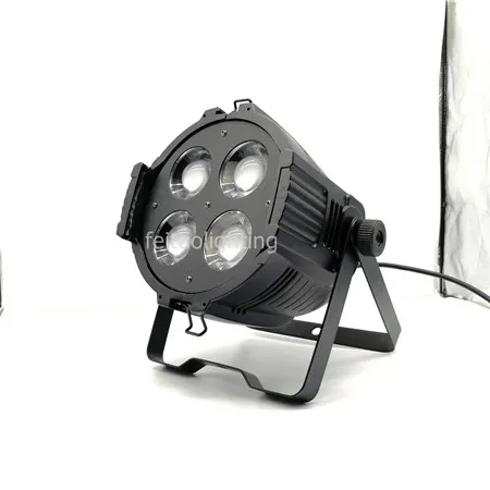 High Power 4x50 w Punt Controle Cob Led Par Kan WW CW Led Par 64 Strobe Lier Wassen led Cob Par Lichten