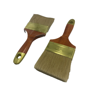 2025 Hogere Kwaliteit Hout Handvat Kwast Kwast Set Haar Houten Verf Synthetische Filament Muur Toolsborstelhaar Verfkwast - Product Image 5