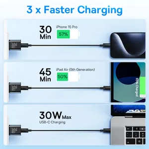 <span class=keywords><strong>Baseus</strong></span> 30W GaN5S <span class=keywords><strong>Chargeur</strong></span> <span class=keywords><strong>Chargeur</strong></span> de Téléphone Pour <span class=keywords><strong>iPhone</strong></span> 15 14 13 12 USB C <span class=keywords><strong>Chargeur</strong></span> Support PD QC PPS Charge Rapide Pour Ordinateur Portable - Product Image 3