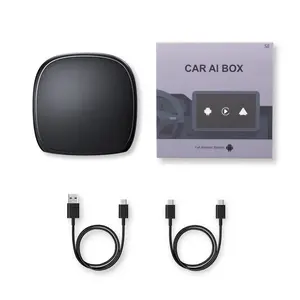 Wireless Android Carplay AI Box For IPhone And Android Phones Android11 Carplay Box