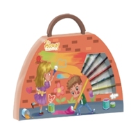 Kostenlose Designs, professionelle Zeichensets, ungiftiger Kunststoffkoffer, Geschenkbox für Kinder, Schreibwaren, Mal- und Zeichenset