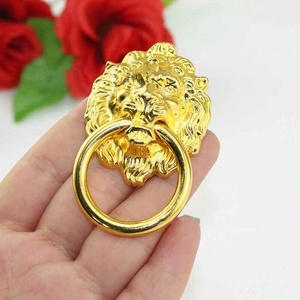 10pcs Lion Head Cabinet Pulls <strong>Knobs</strong> Handles Furniture <strong>Door</strong> Cabinet Drawer Dresser Vintage Pull Handle <strong>Knob</strong> Ring Antique - Product Image 3