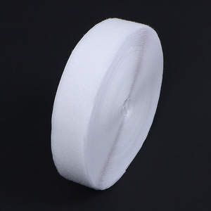 Ventes en gros de rubans auto-agrippants tissés non adhésifs pour machines à coudre, attaches pour vêtements, accessoires blancs, support OEM ODM - Product Image 3