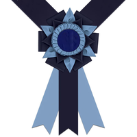 Rubans et rosettes personnalisés en satin pour concours équestres, badges de championnat avec impression de logo