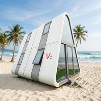 Capsule spatiale solaire préfabriquée personnalisée de haute qualité à prix abordable – Design moderne pour bureau, villa, hôtel, chambre