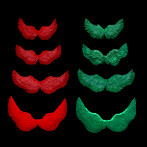 Coloré 16 couleurs 115cm <span class=keywords><strong>ange</strong></span> démon plume <span class=keywords><strong>aile</strong></span> pour scène Performance Cosplay Halloween fête de noël accessoires blanc noir bleu - Product Image 5