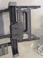Châssis de simulation de course DIY en profilé aluminium 4080 pour configuration de simulation de conduite F1 avec position ultra inclinée et siège de voiture de sport GT
