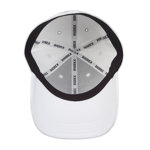 Gorras de papá ajustadas de secado rápido blancas de 6 paneles de alta calidad con logotipo personalizado al por mayor, <span class=keywords><strong>gorra</strong></span> de béisbol deportiva con espalda <span class=keywords><strong>cerrada</strong></span> y sin costuras - Product Image 5