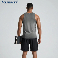 Débardeur Streetwear Homme Kuenzi en Gros, Prêt à Expédier, 58% Coton 42% Polyester, 315GSM, Grammage Lourd, Uni, Effet Vintage Délavé
