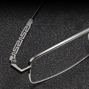 عرض خاص إطارات بصرية خفيفة الوزن للرجال نظارات قصر النظر إطار نظارات تيتانيوم عتيق عصري - Product Image 5