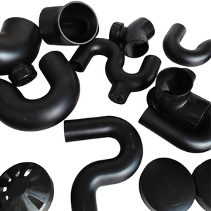 Accesorios de tubería de HDPE Drenaje de techo sifónico P S H U trampa con limpieza Aqthm sovent Tee Hopper PN6 SDR21 - Product Image 2