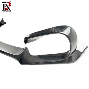 Alerón Delantero Estilo R de Fibra de Carbono Real Modificado para <span class=keywords><strong>Mercedes</strong></span> <span class=keywords><strong>AMG</strong></span> GT GTS <span class=keywords><strong>GTC</strong></span> C190 de Dos Puertas, 2015-2023 - Product Image 5